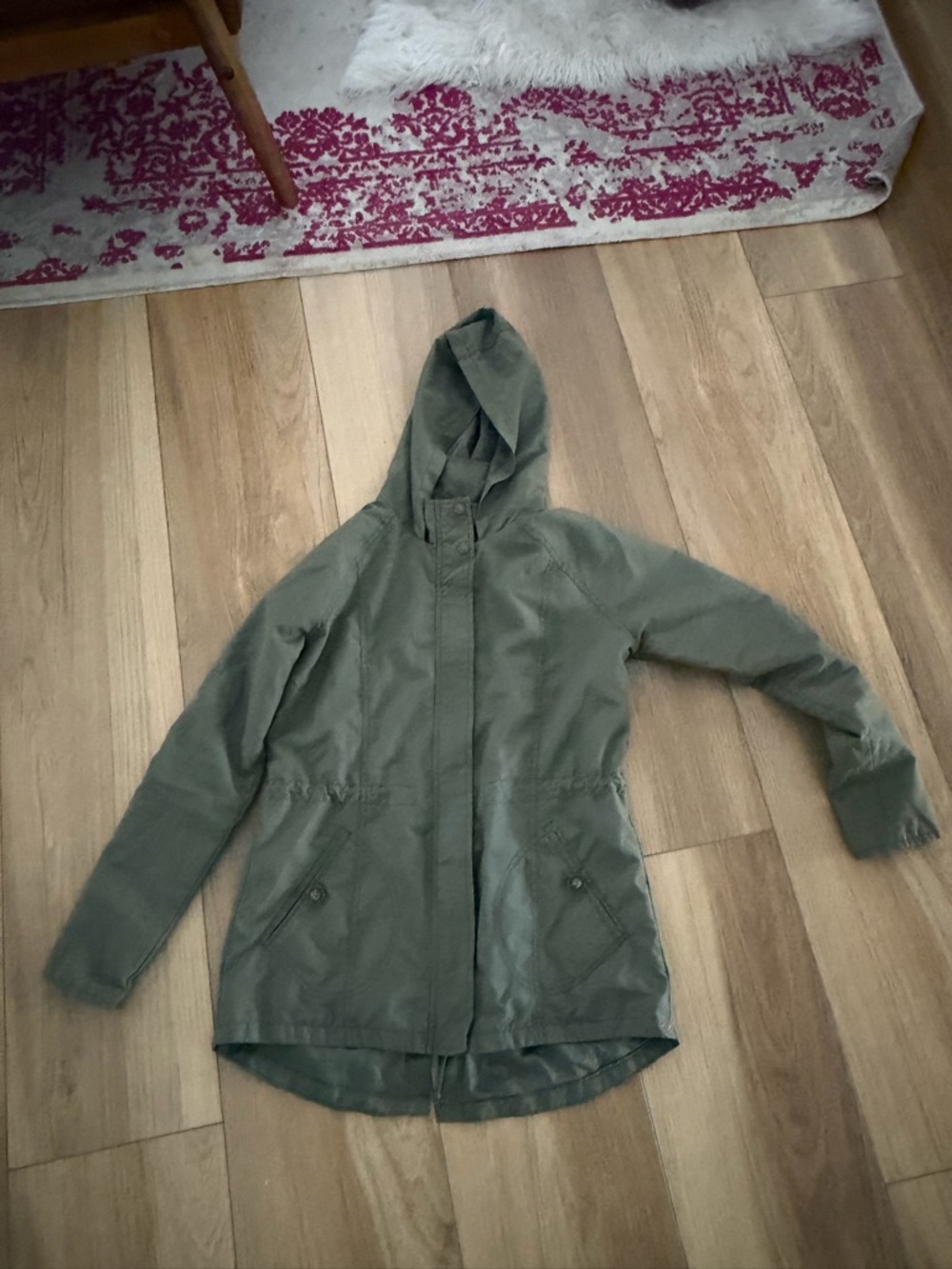 O'Neill Olive Green Hooded Utility Jacket